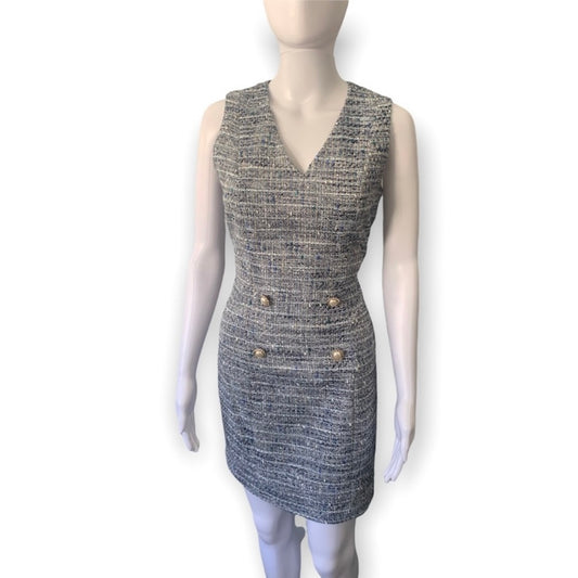 Karl Lagerfeld Sleeveless Tweed Women’s Sheath Dress Size XS