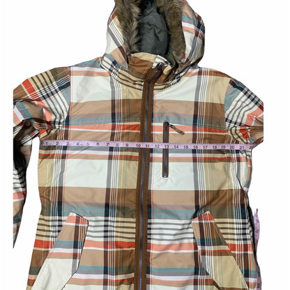 Retro Plaid Snowboarding Jacket