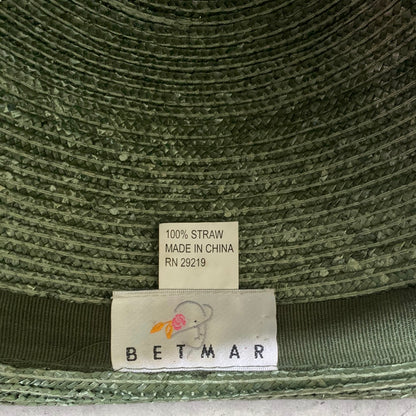 Vintage Bertmar Straw Kentucky Derby Sun Hat