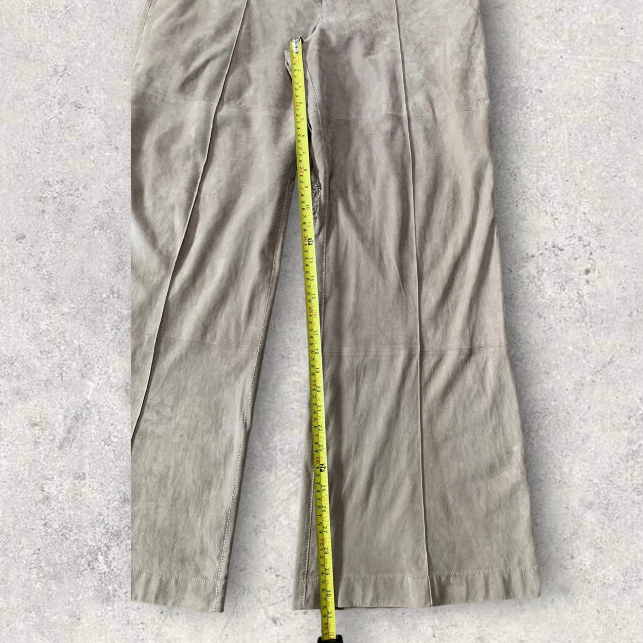 Lafayette 148 Suede Leather Wide Leg Pants Women’s Size 8