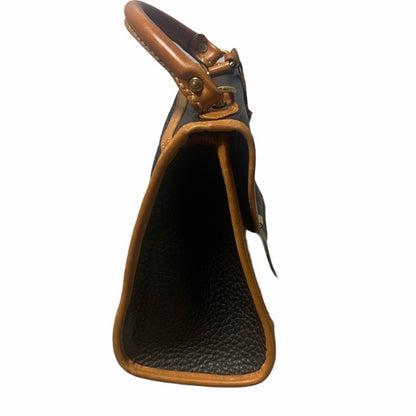 Vintage Dooney & Bourke Pebbled Leather Carpet Bag