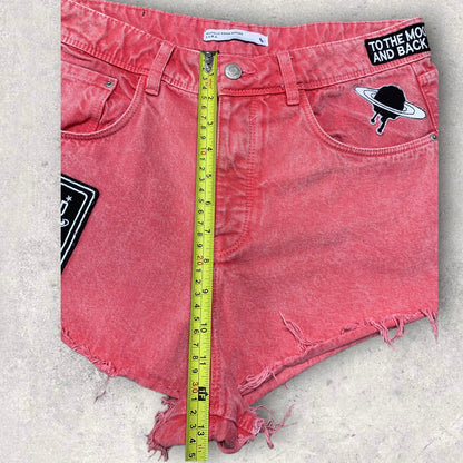 Zara Take Off Outer High Rise Cut Off Jean Shorts Women’s Size 10
