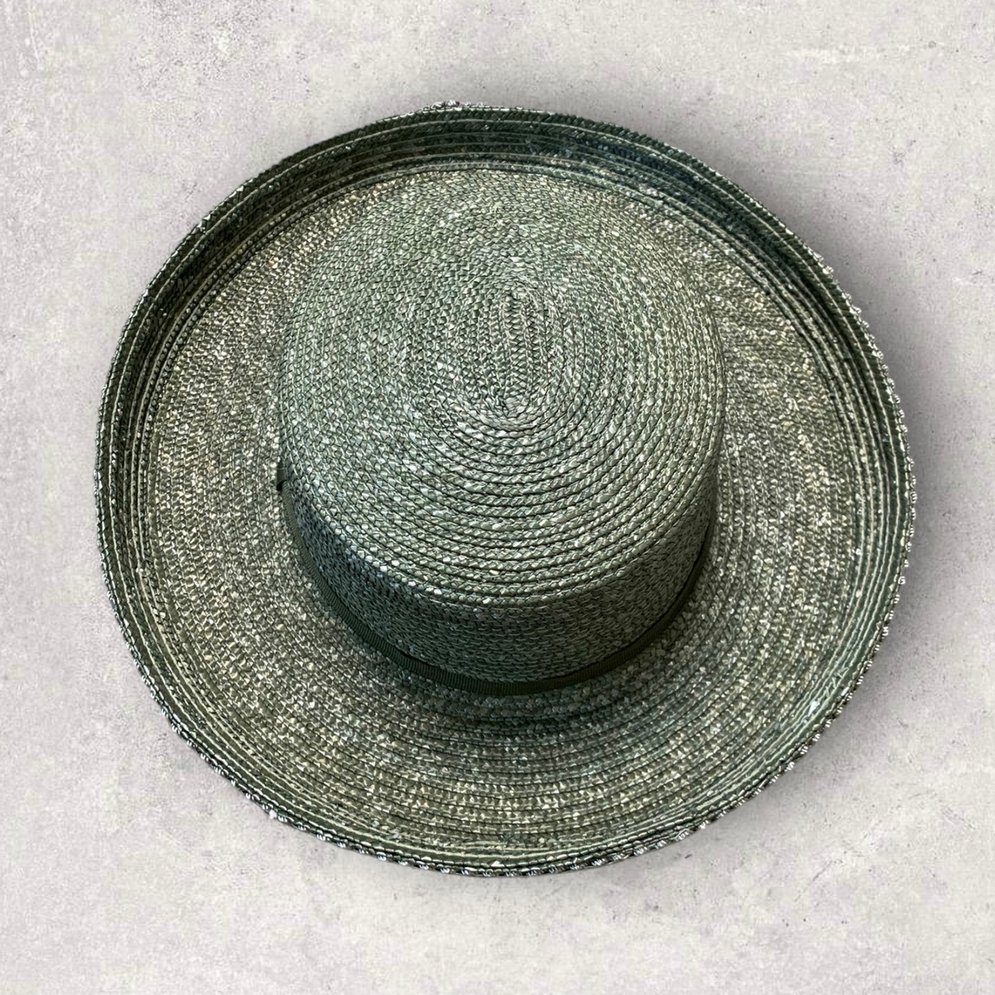 Vintage Bertmar Straw Kentucky Derby Sun Hat