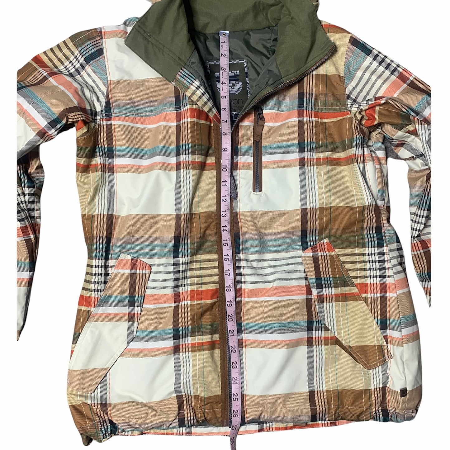 Retro Plaid Snowboarding Jacket