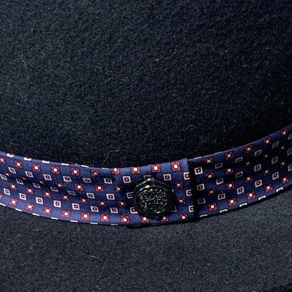 Black Wool Fedora Hat