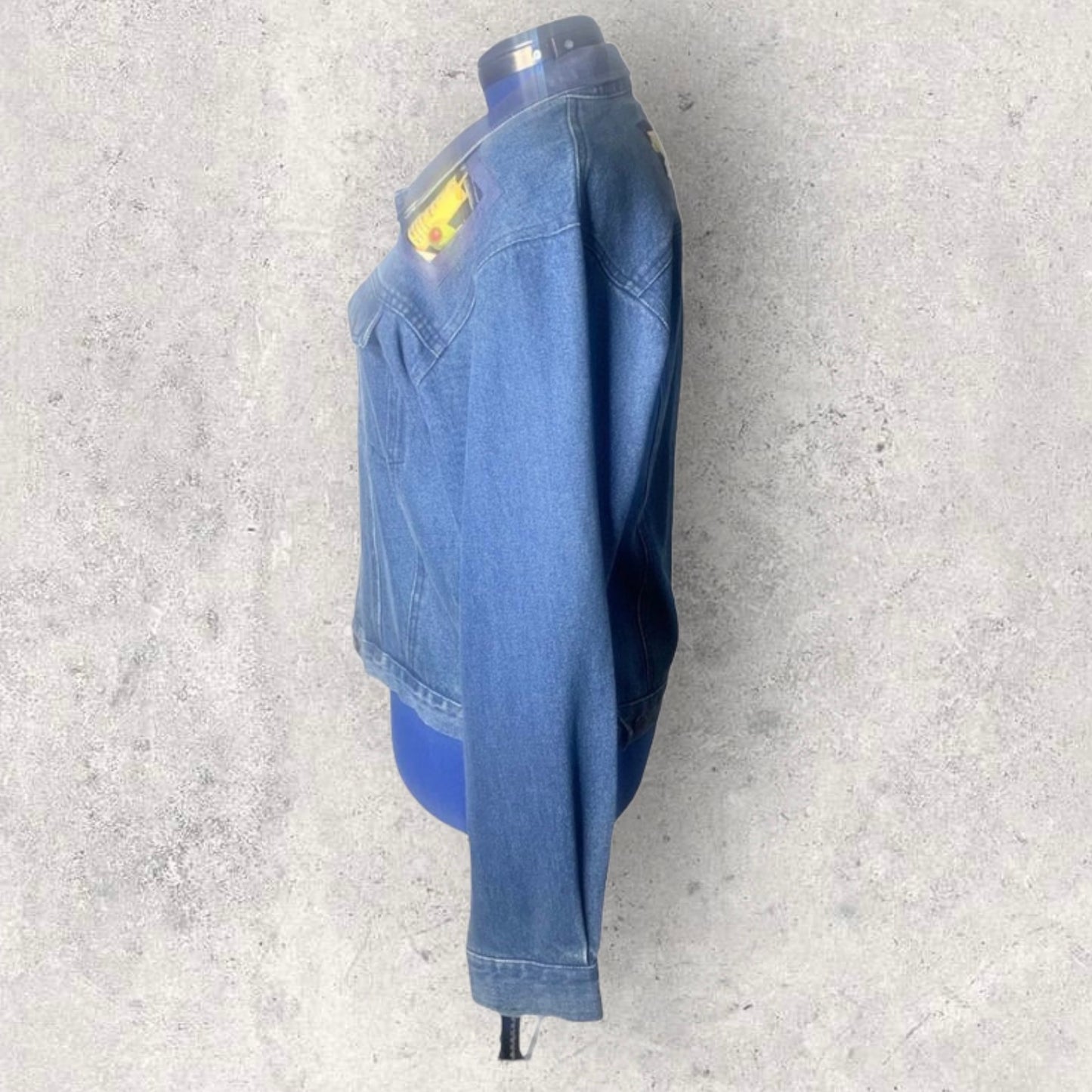 Vintage PTNY Martini Receipe Patched Denim Jacket Women’s Size XL