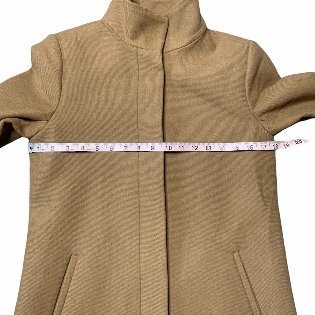 Camel Brown Wool Cashmere Coat by Theory