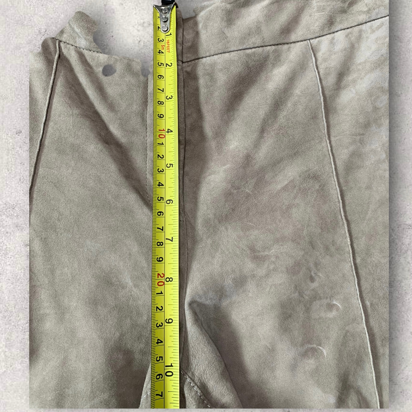 Lafayette 148 Suede Leather Wide Leg Pants Women’s Size 8