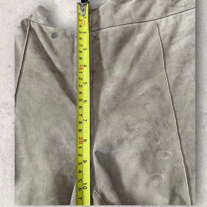 Lafayette 148 Suede Leather Wide Leg Pants Women’s Size 8