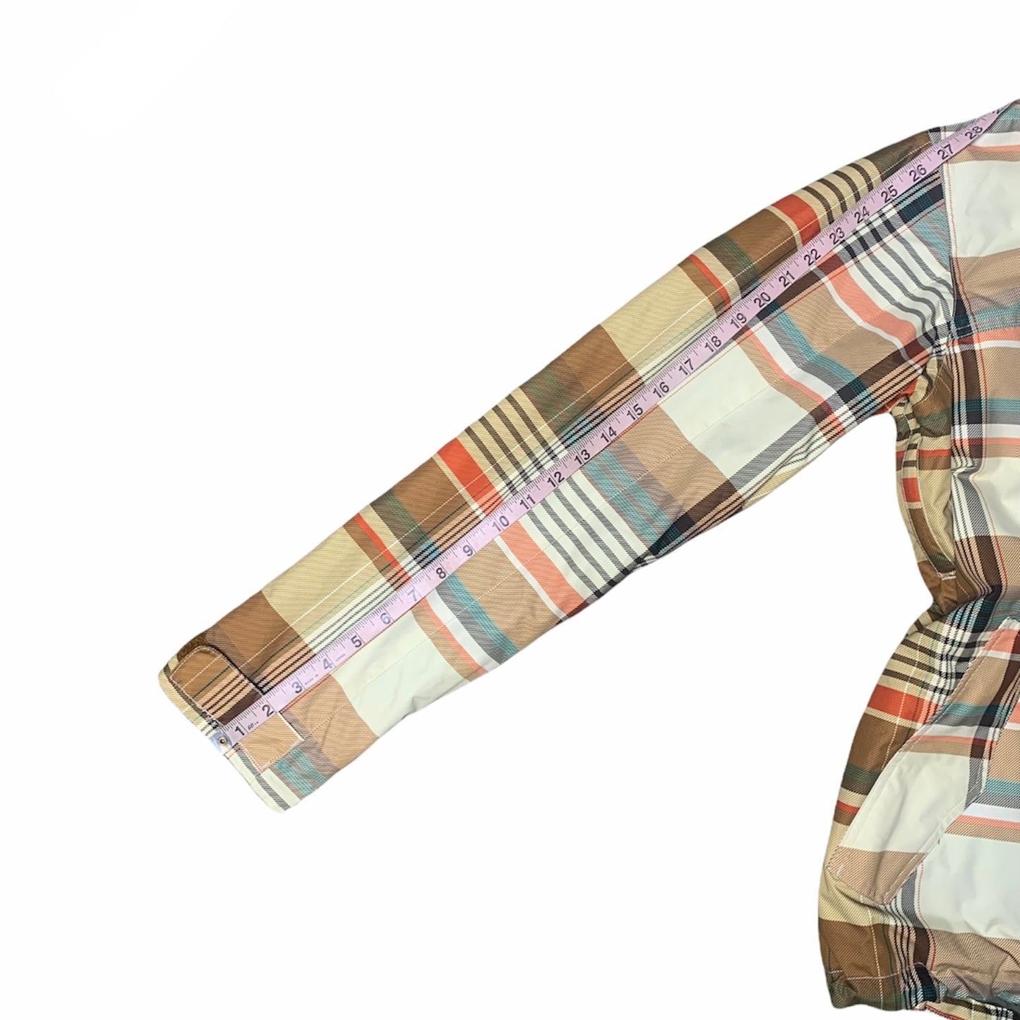 Retro Plaid Snowboarding Jacket