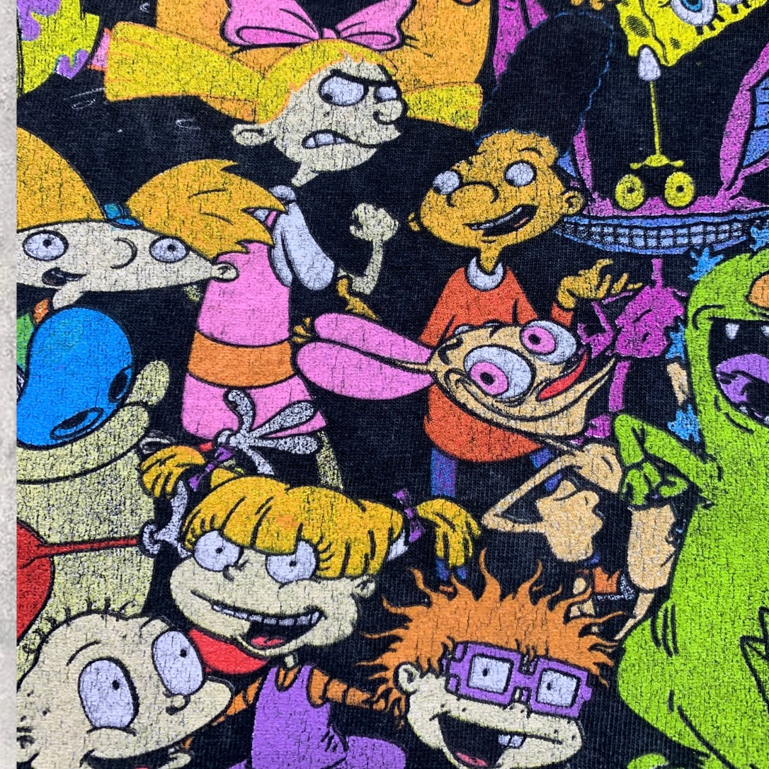 Nickelodeon 90s Cartoon Characters Graphic T-Shirt