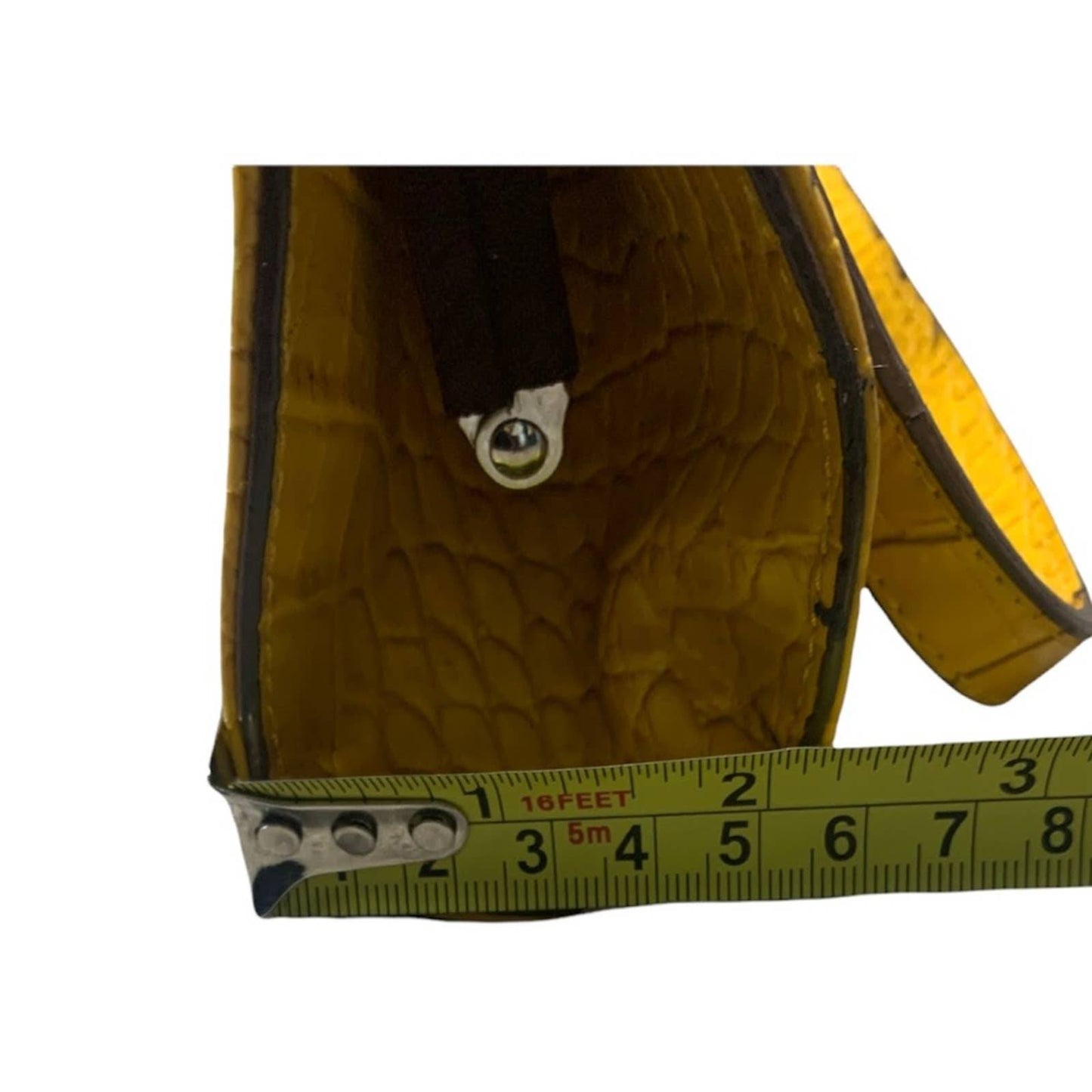 Women’s Y2K Yellow Baguette Shoulder Bag