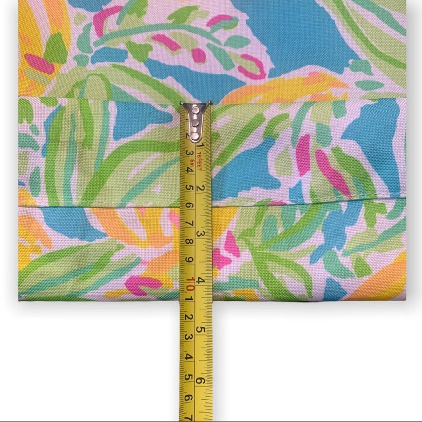 Women's Floral Lemons Beach Tote Bag
