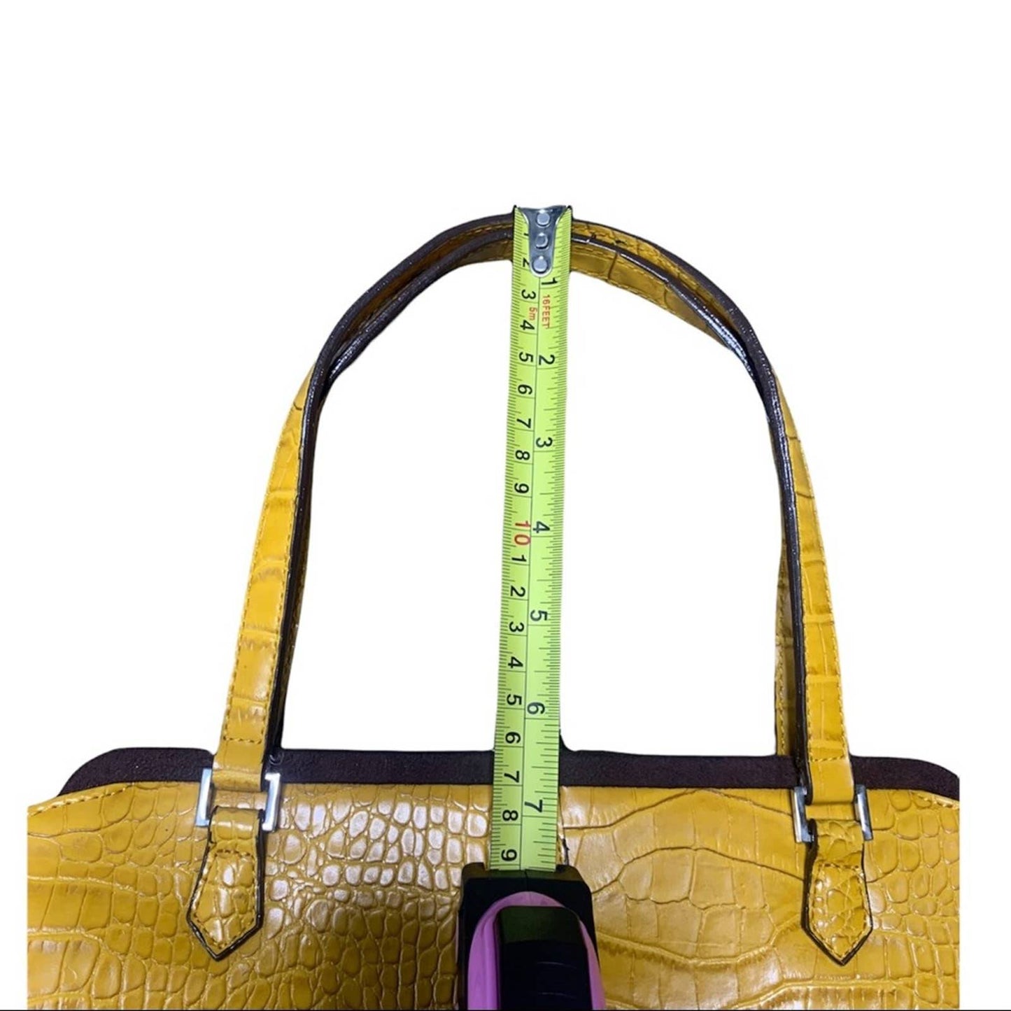Women’s Y2K Yellow Baguette Shoulder Bag