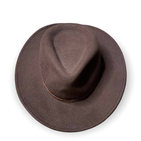 Vintage Wool Men’s Brown Fedora Hat Size Small