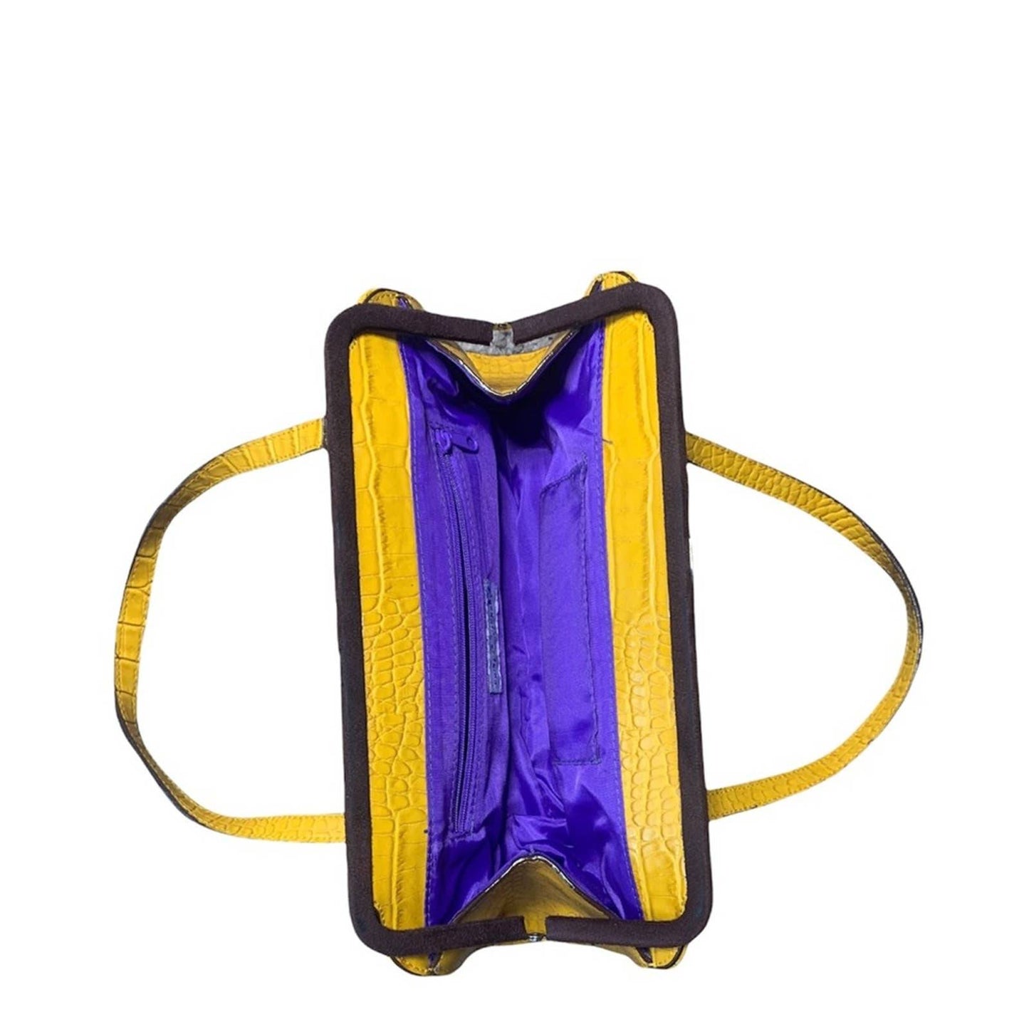 Women’s Y2K Yellow Baguette Shoulder Bag