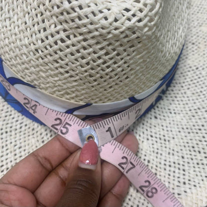 Vacation Vibes Floral Band Straw Hat