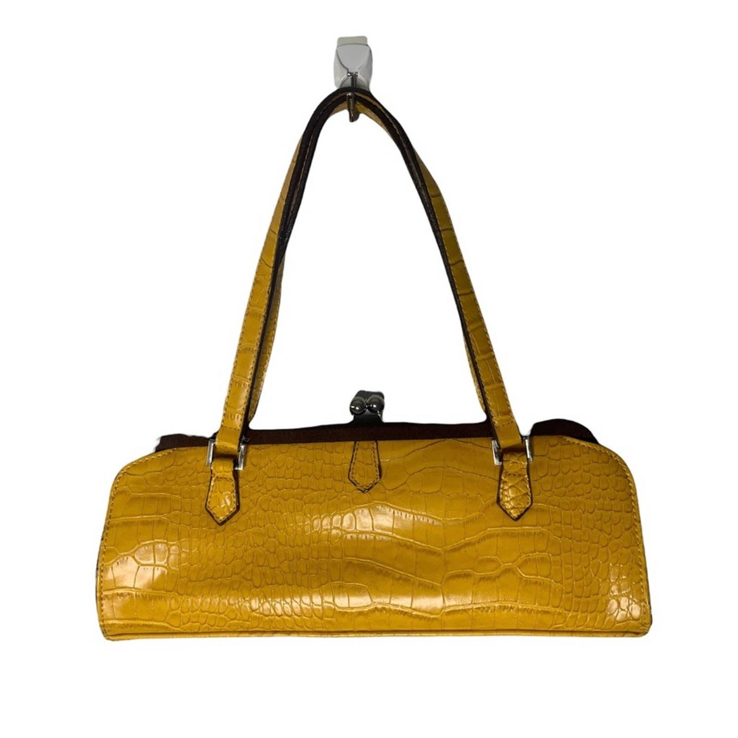 Women’s Y2K Yellow Baguette Shoulder Bag