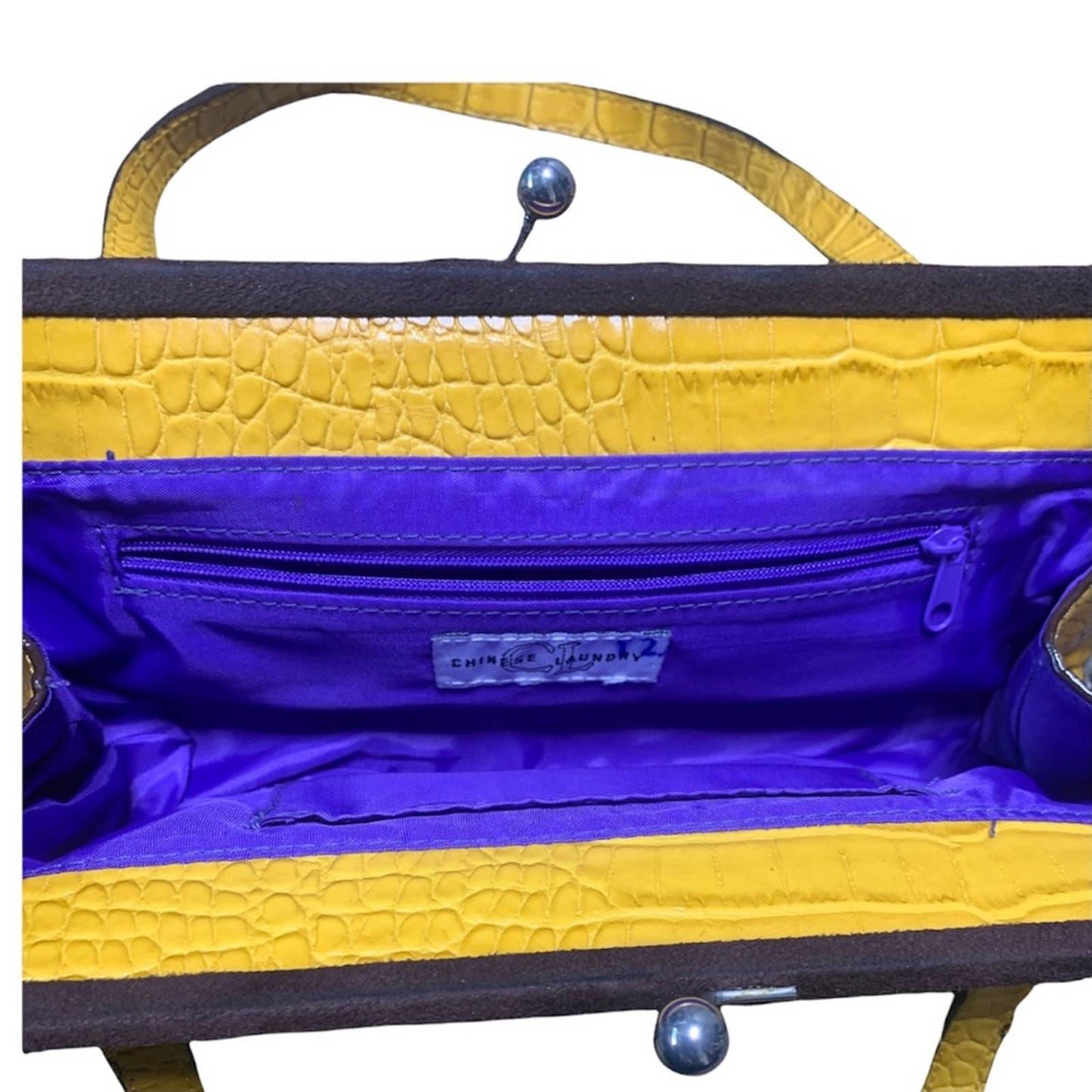 Women’s Y2K Yellow Baguette Shoulder Bag